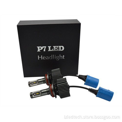 LED Headlight Bulbs w/ Clear Arc-Beam Kit - 9004 (9007) - 60w 8,400 Lm 6K Cool White CSP LED chip - 2 Yr Warranty